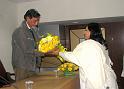 12Ms. Shail Jain Presenting the flowers to Baghi Chacha